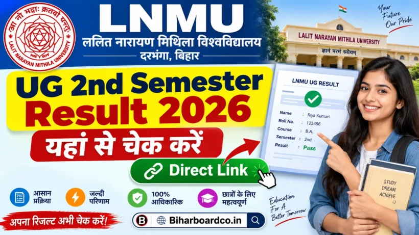 LNMU UG 2nd Semester Result 2026