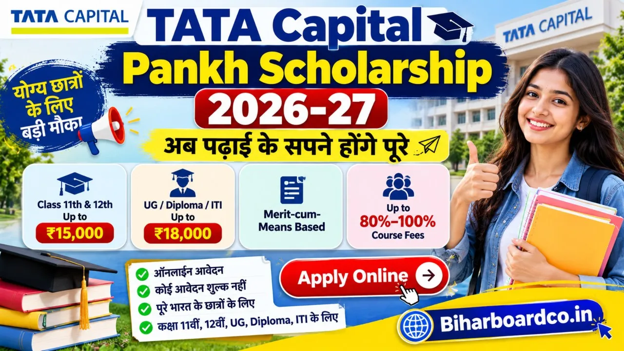 TATA Capital Pankh Scholarship 2026-27