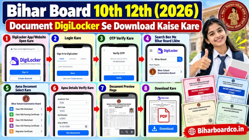 Bihar Board 10th 12th Document DigiLocker